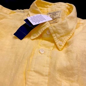 Abercrombie & Fitch Linen shirt long sleeve xxl